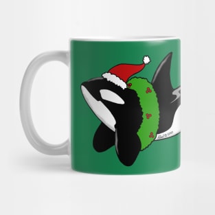 Christmas Killer Whale Mug